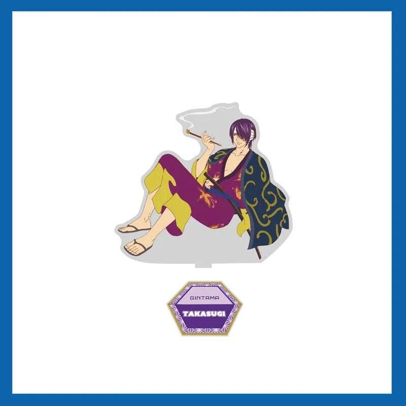

Фигурки аниме GINTAMA, 15 см, Саката Гинтоки Хидзиката Тоширо Ямадзаки Сагару, акриловая подставка для косплея, модель для фанатов, рождественские подарки 20