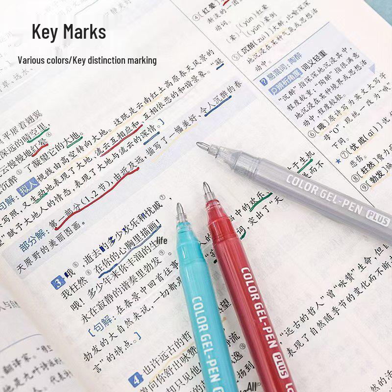 Pix Marker Chinezesc Albastru Fructat pentru Caligrafie și Evidențiere pentru Studenți și Copii