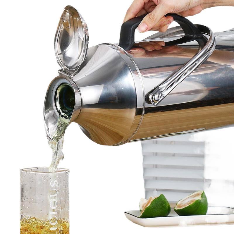 Stainless Steel Home Hot Water Bottle with Glass Liner