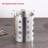 Hanlu 304 Stainless Steel Draining Chopstick Holder