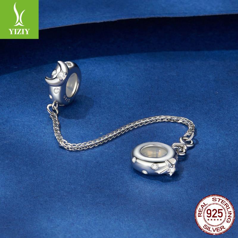 Xingyue Diy Silicone Positioning Safety Chain Accessories, Niche High-End S925 Sterling Silver String Decoration