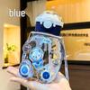 Large Capacity Big Belly Plastic Water Cup with Straw