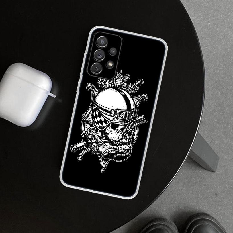 Motorcycle Gear Phone Case for Samsung Galaxy A17 A16 A26 A36 A56 A57 A37 A15 A25 A35 A55 A14 A24 A34 A54 A13 A23 A33 A53 Galaxy