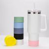 4Pcs Silicone Spill Proof Stopper Protective Boot Accessories Set for Most 40oz Water Cup and Straw Covers Reusable Cup Tool