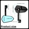 For KTM DUKE 390 Duke 790 250 125 690 890 990 1050 Super Duke1290 1390 Motorcycle Handlebar Mirror Bar End Rearview Mirror