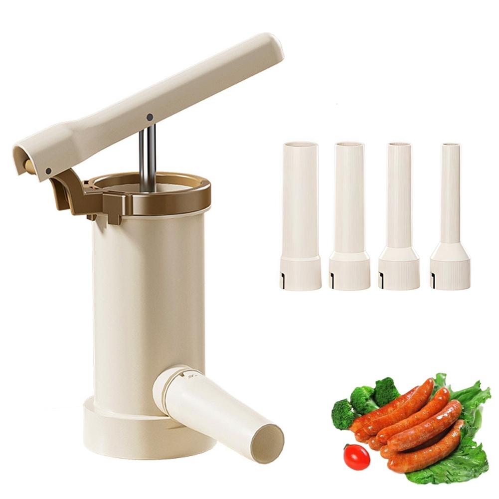 

Manual Plastic Sausage Filler with 4 Funnels for Homemade Sausages for Family Gatherings Camping and Restaurants China Mainland