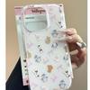 Spring and Summer Cute Little Animals Are Suitable for iPhone11promax Mobile Phone Case 11pro Transparent White Case IMD Large Hole Case