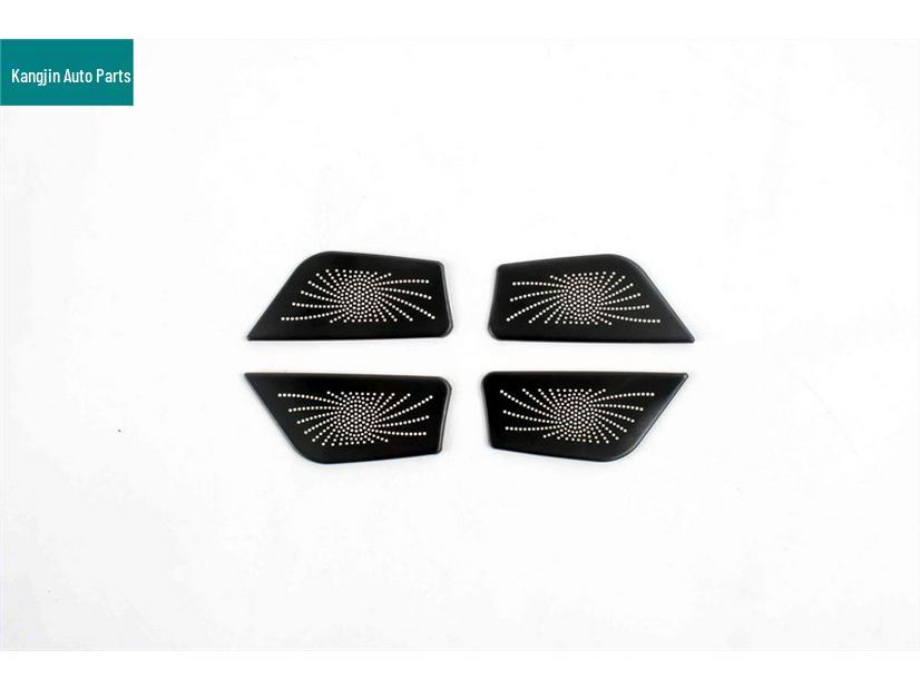 Buick Encore Interior Front Speaker Cover - Black Titanium Stainless Steel