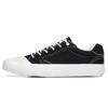 Comfortable Slip Resistant Abrasion Resistant Low Top Canvas Shoes Women's Black White 122228077S-2
