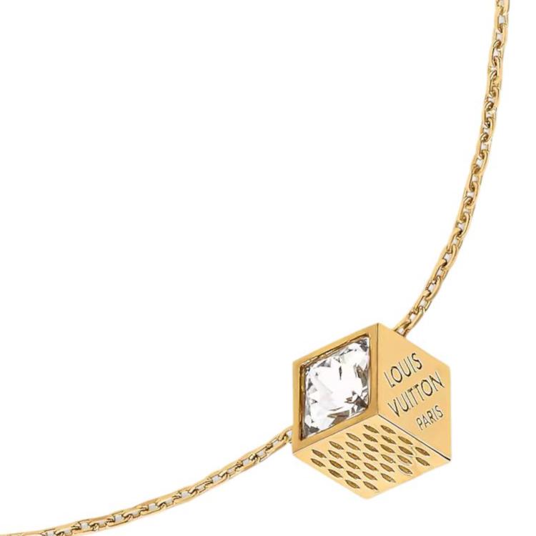 Louis Vuitton Spring Summer 2026 Collection Lv Letter Design Necklace Women Necklace Gold M04129