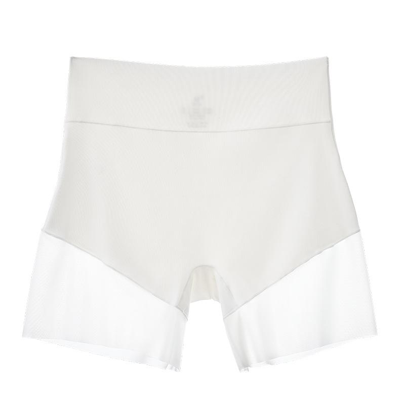 

Бесшовные шорты-безопасности из сетчатого ледяного шелка с высокой талией и эффектом лифтинга бедер XL