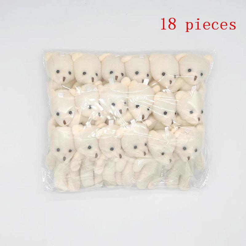 10/12/18/20Pcs Birthday Wedding Party Favors Supplies DIY Accessory Mini Cute Cartoon Plush Bear Girl Gift Doll Toys