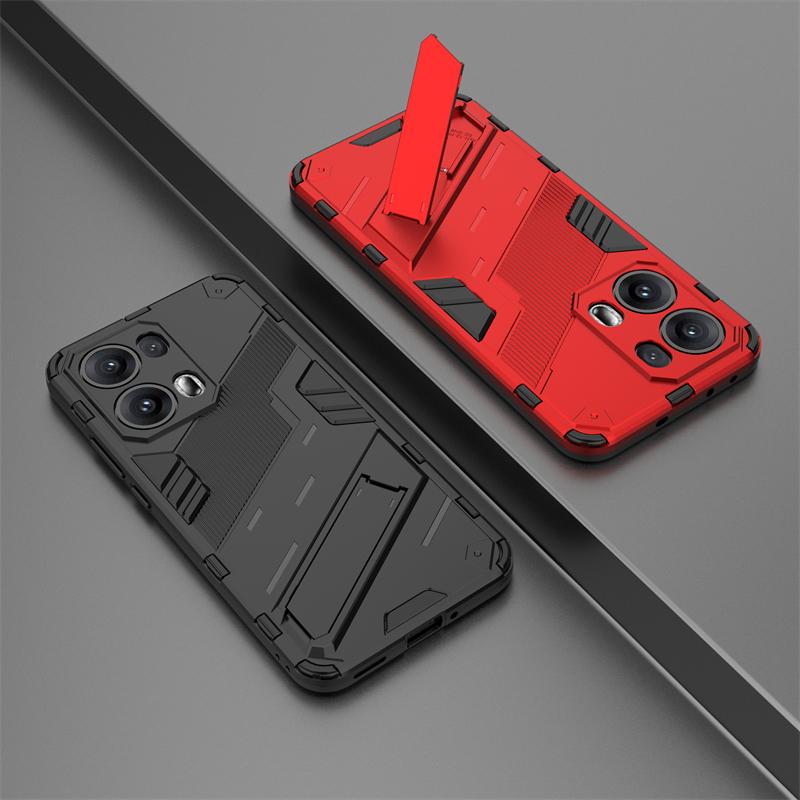 Phone Holder Case For Oppo Reno 13 Pro Case For Oppo Reno 13 Pro Funda Anti-knock Armor PC Back Cover For Oppo Reno 13 Pro Case