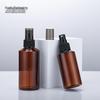 Amber Fine Mist Spray Bottle – 100/150ml PET Plastic for Cosmetics
