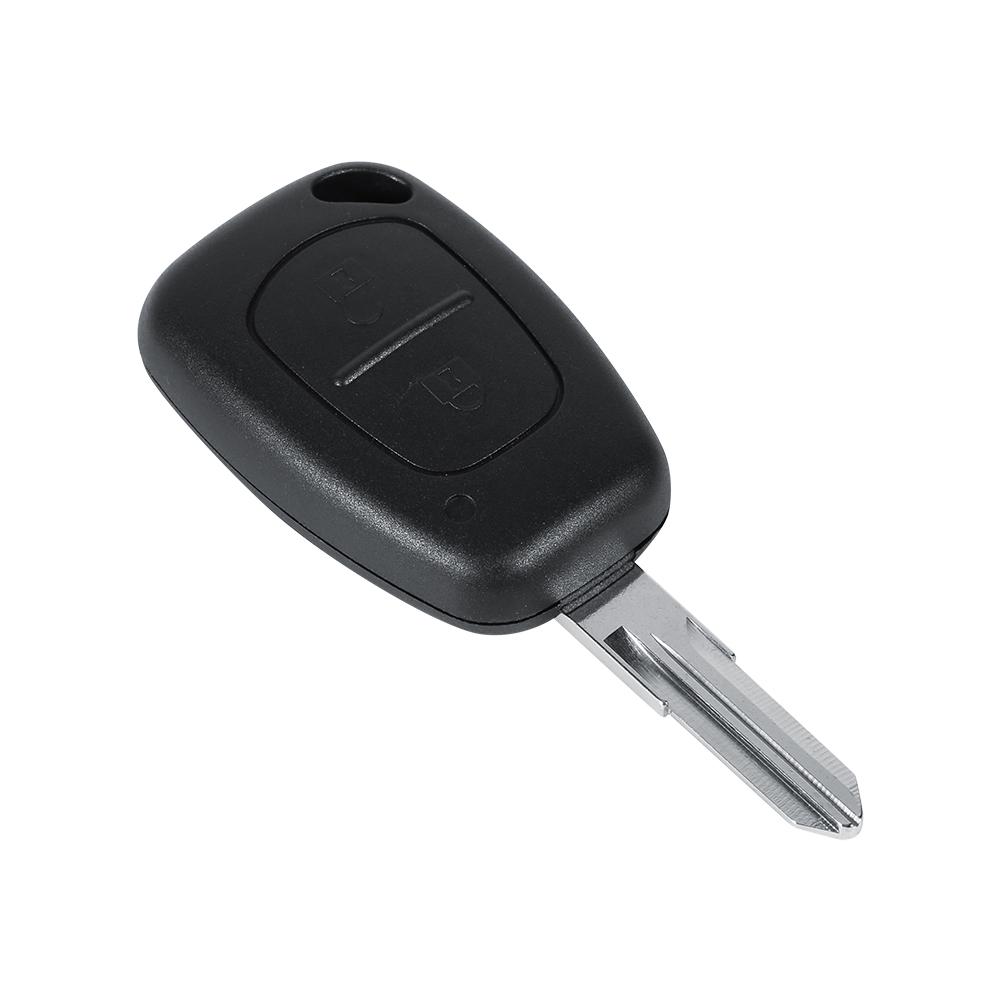 2 Buttons Uncut Blank Blade Remote Auto Car Key Fob Shell Case For Renault Kangoo Dacia Logan