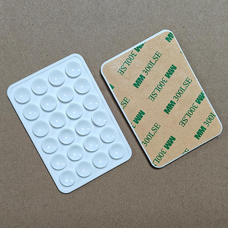 1pcs Multifunctional Mobile Phone Silicone Suction Cup 24 Square Mobile Phone Single-Sided Case AntiSlip Holder Mount Suction