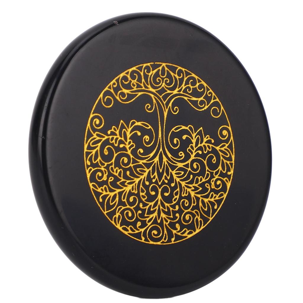 Engraved Rune Stone Symbol Encouragement Stone for Yoga Meditation Holiday Present Type 2