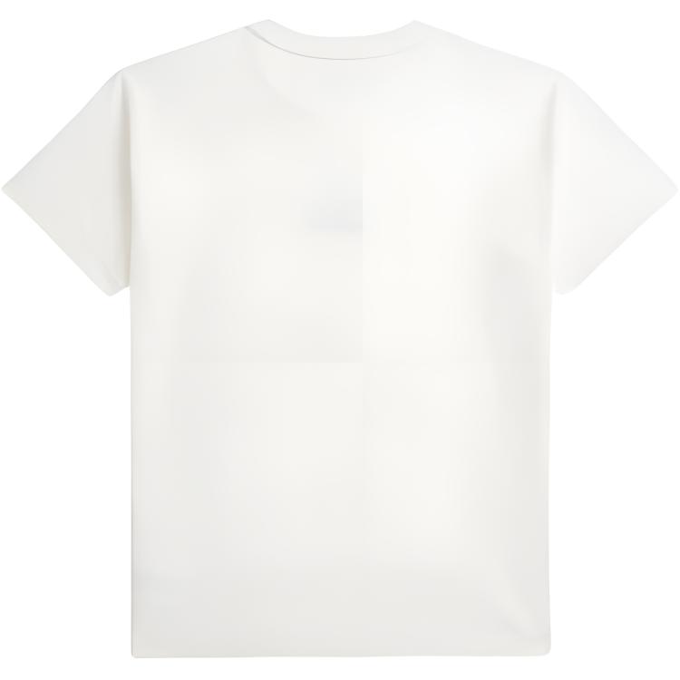 Polo Ralph Lauren T-Shirt Ss25 Solid Color Round Neck Letter Logo Short Sleeve Kids tops White CWPOTSHY8021040-100