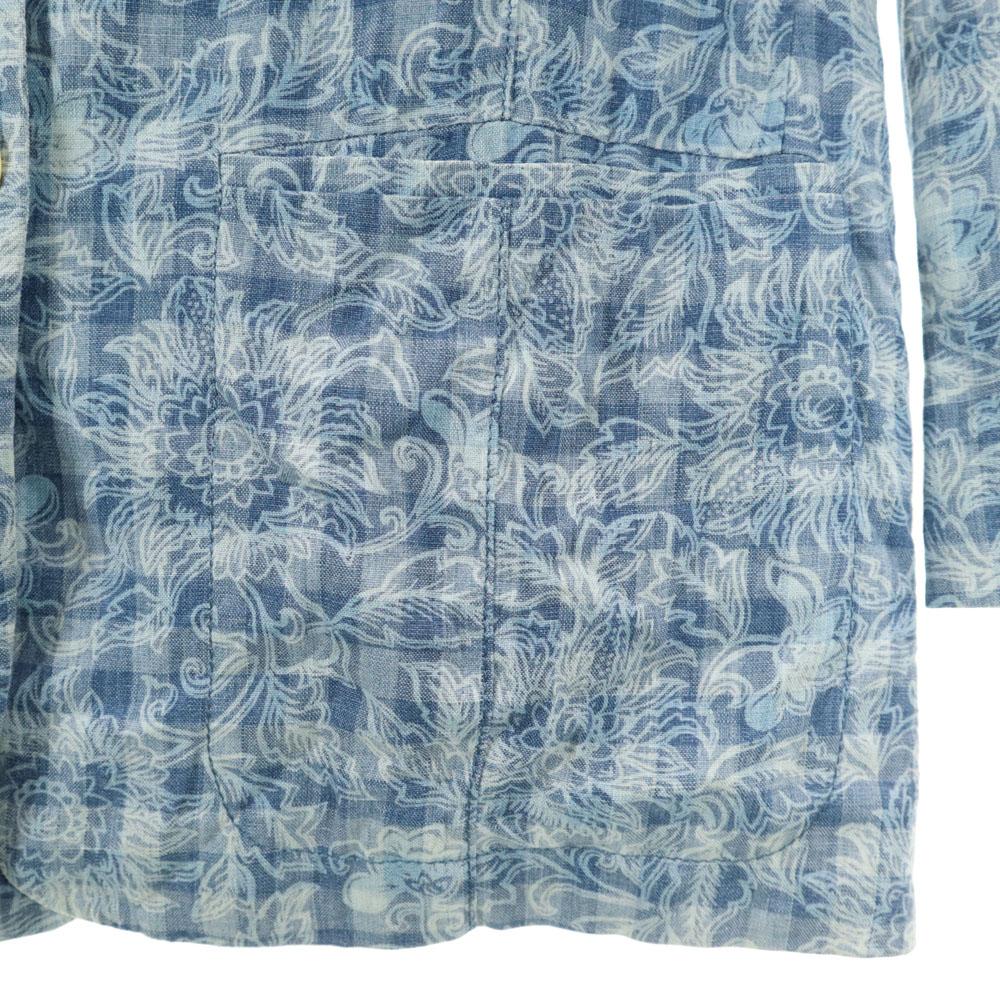 Herno 90s Linen Blend Old tailored jacket 42 blue Women Used