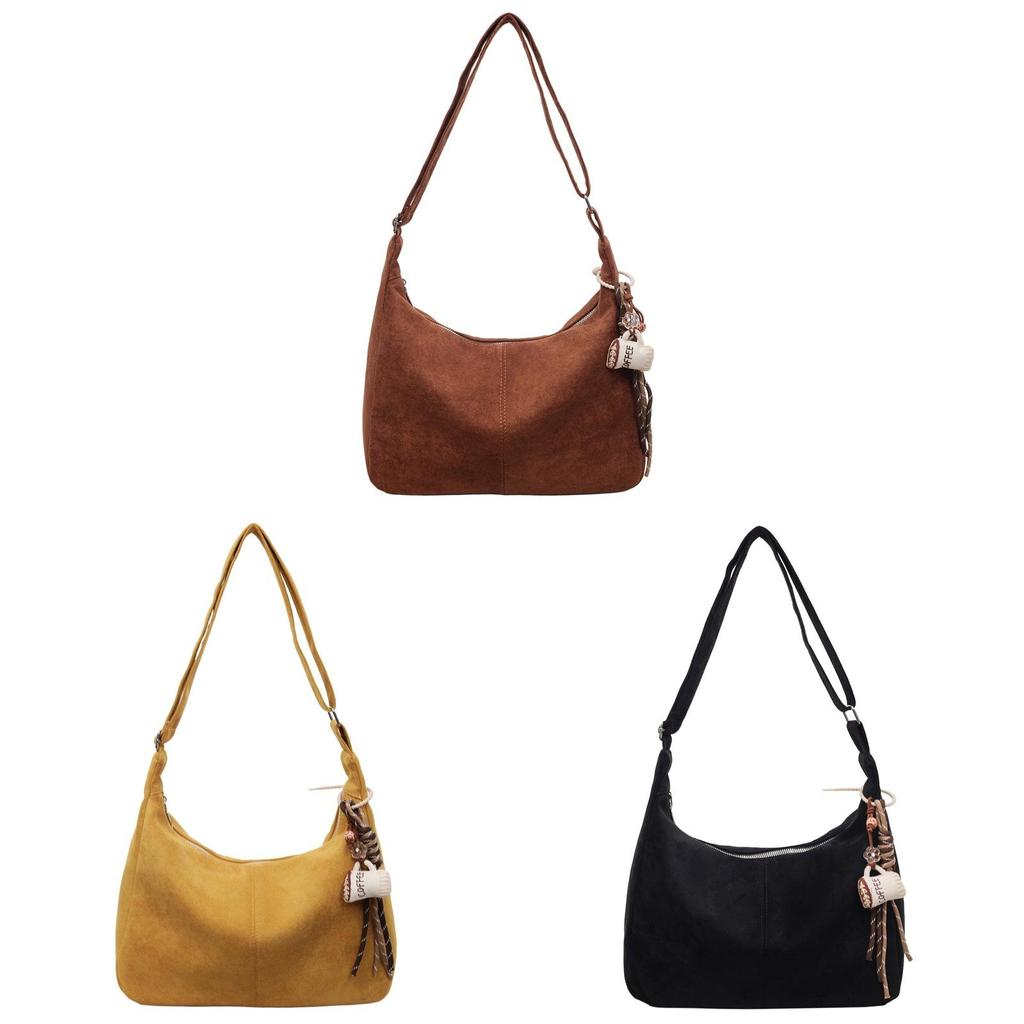 Advanced Leather Suede Ladies Office Bag With Large Capacity For Daily Use