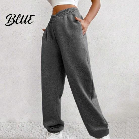 Women Sweatpants High Waisted Loose Fit Sport Pants with Casual Trousers Pockets Crossover Joggers Athletic Comfy Workout Breathable