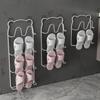 Simple Shoe Hanger Metal Iron Art Slippers Drain Drying Rack Toilet Bathroom Indoor Restroom Storage Tools Home Organizer Shelf