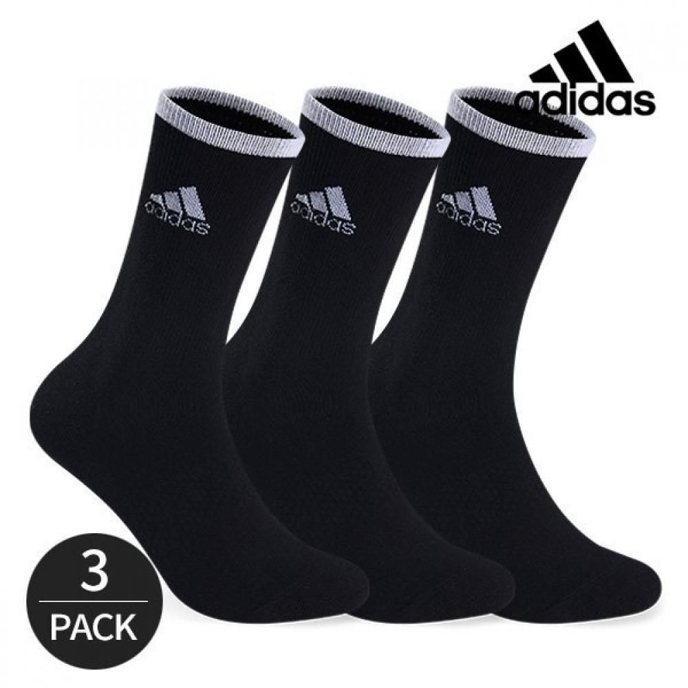

Adidas Men s Neck Color Point Crew Sox 3P BK P320605854
