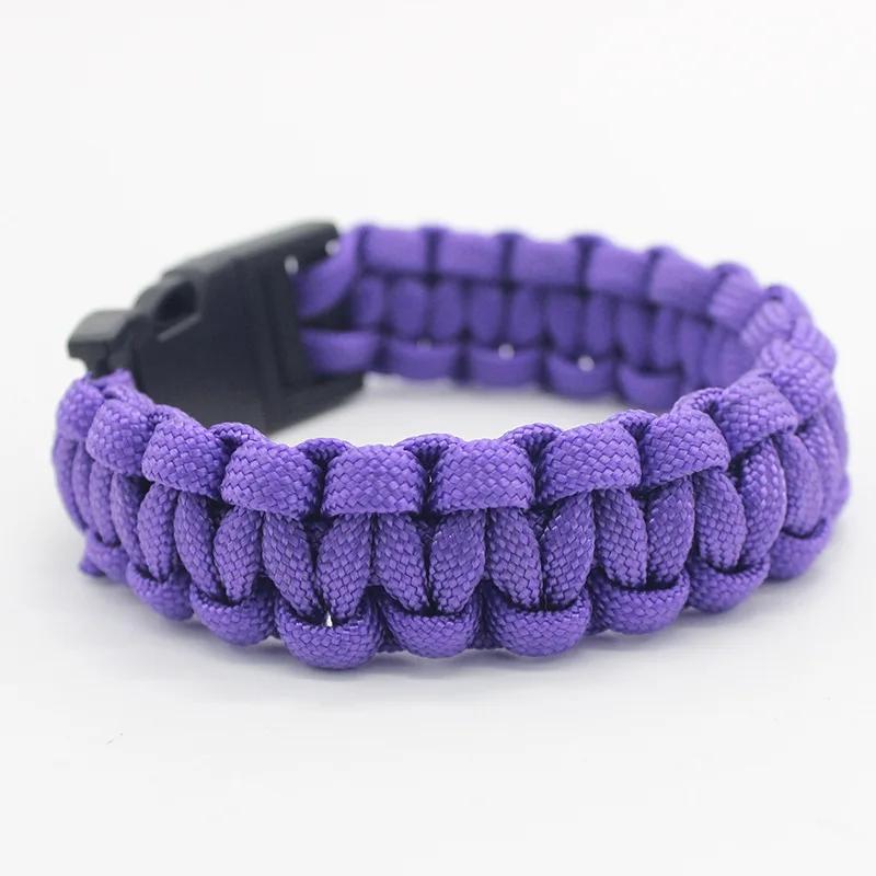 23cm siedmiordzeniowy Paracord Ucieczka outdoorowa Awaryjna pleciona lina EDC Kemping Survival Ratunkowa Bransoletka Narzędzia lina wspinaczkowa sznur