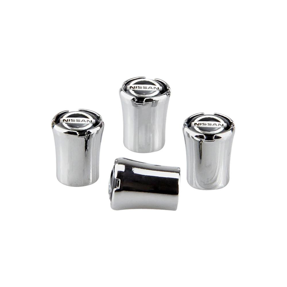 Car Wheel Tire Valve Stems Cap Covers for Nissan Navara 350Z 370Z Altima Juke Livina NV200 Sylphy Micra X-Trail Rogue Styling