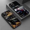 Auto Handyhülle Für iPhone 17 16 15 14 13 12 11 X XR XS Plus Mini Pro Max Weiche Schwarze Handyhülle