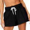 Womens Shorts Casual Summer Drawstring Comfy Sweat Shorts Elastic Running Shorts