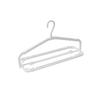 Telescopic Clothes Hanger Folding Durable Plastic Coat Hanger Non-Slip Widened Shoulder Support Clothes Stand Space-Saving Multi-Functional Drying