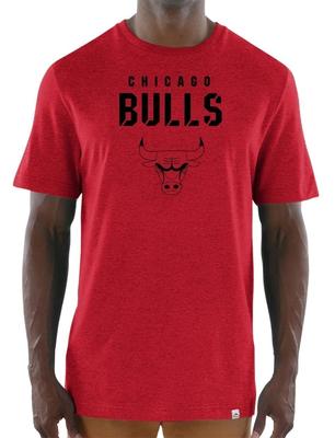 Chicago Bulls Herren Rot Tri-Blend Hot Picks Kurzarm T-Shirt