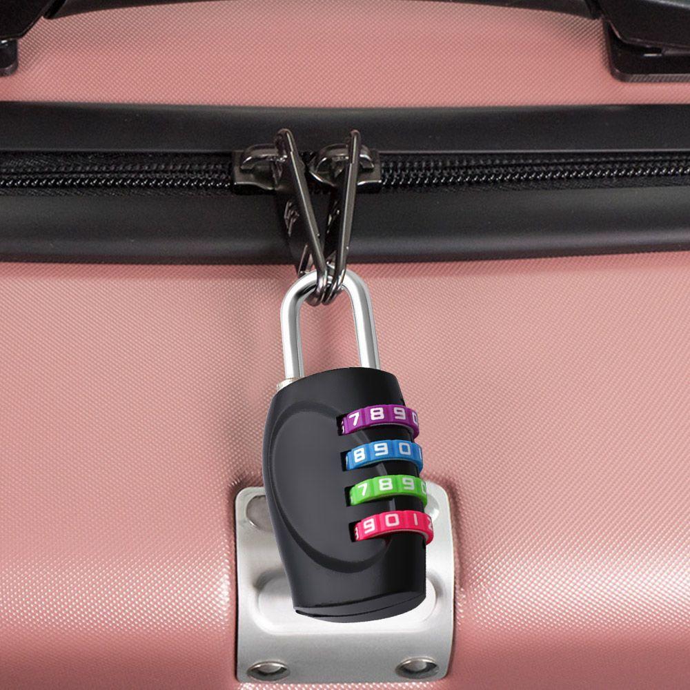Accessories Zinc Alloy 4-digit Number Password Lock Combination Padlock Color Padlock Window Door