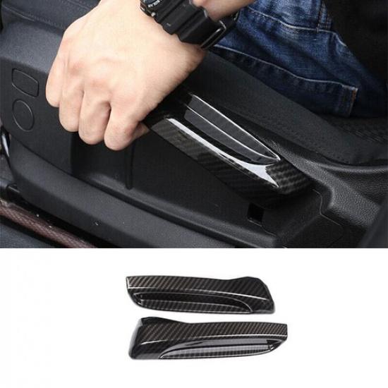 For BMW 2 Series Touring 17-2018 ABS Carbon Fiber Seat Memory Button Switch Trim