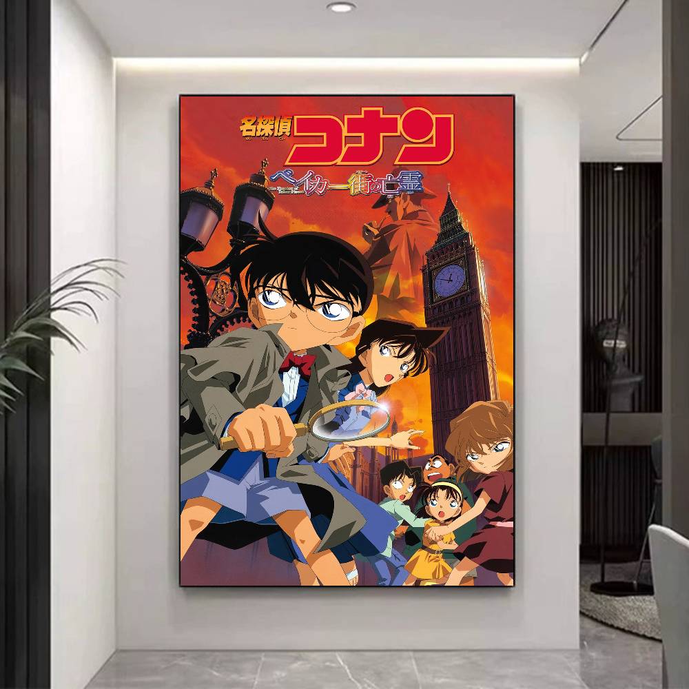 Anime D-detective Conan Classic Vintage Posters Whitepaper Prints Posters Artwork Kawaii Room Decor