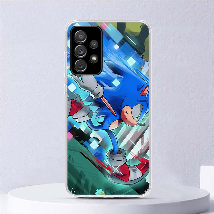 Supersonics S-Sonics Game Soft Case For Samsung Galaxy A17 A16 A26 A36 A56 A15 A14 A13 A55 A54 A53 Phone Cover A25 A35 A24 A34 A