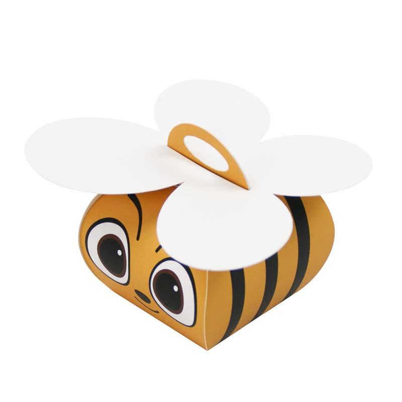 

Happy Candy Box, Full Moon One-Year-Old Gift Carton, Creative Little Bee Carrying Candy Box