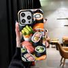 Delicious Sushi Bento Soft Phone Case for iPhone 15 16 17 Pro Max 17Air 16E 14 Plus 13 12 Mini Shockproof Cover Back Shell