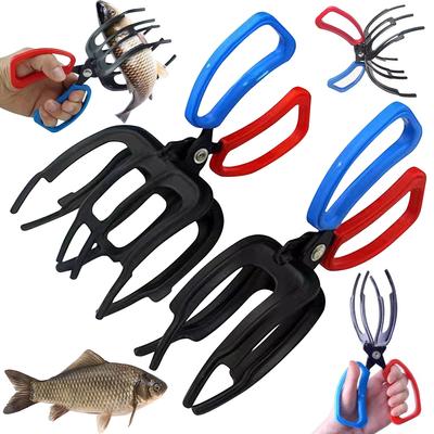 2/3 Klaue Metall Angelzange Multifunktionale Angelzange ABS Fischzange Greifer für Süßwasserfische