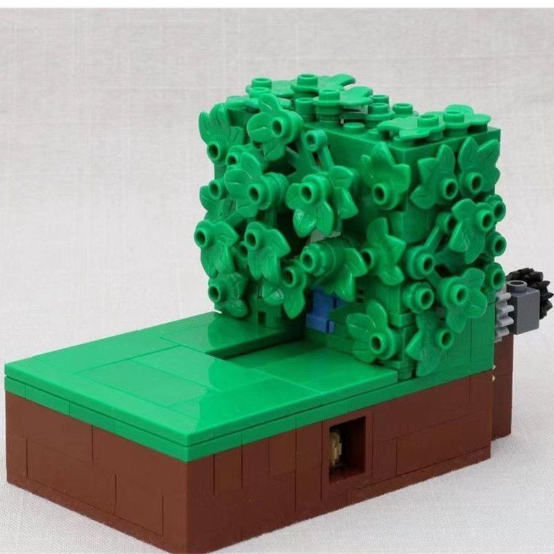 Moc Construction Block Homer Backing Into The Bushes Technology Blocks Birthday Christmas Holiday Diy Gifts Adults Toys