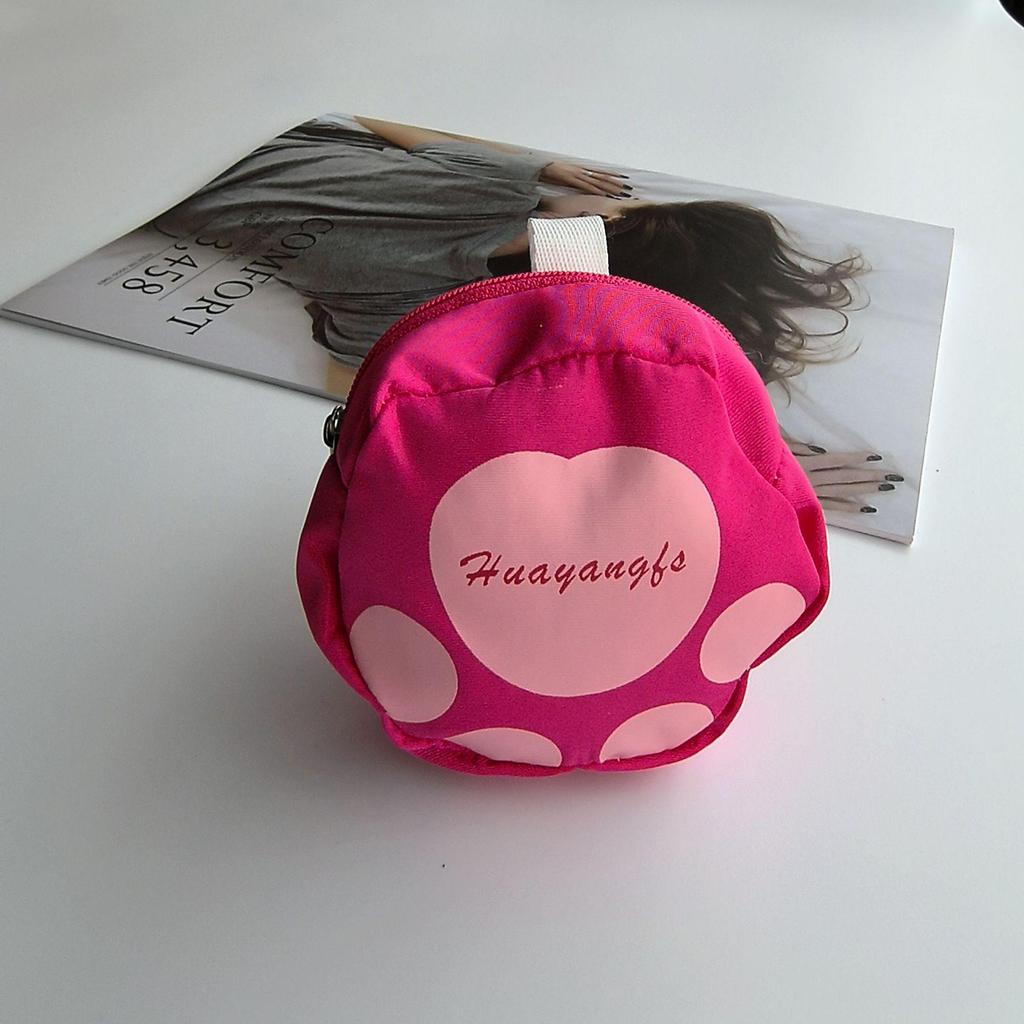 Căști Colorate & Pandantiv Portofel Monede Rucsac Mini cu Design Casă Ciupercă și Șnur pentru Telefon