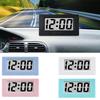 Mini LED Clock Portable Table Watch Car Time Display Digital Clock Snooze Desk Clock  Student