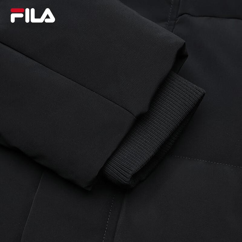 FILA Men's 2024 Winter Hooded Mid-Length Down Jacket