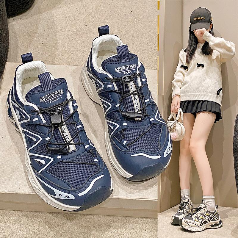 Thick-soled breathable dad shoes women's new retro versatile non-slip and wear-resistant hiking and mountaineering casual sports shoes