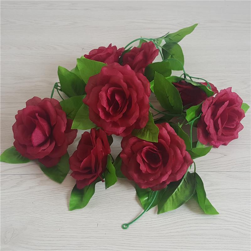 Artificial Rose Flower Vine for Wedding Decoration