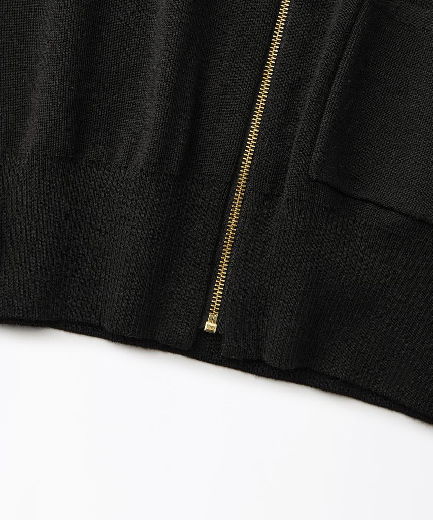 OUTSTANDING Usaaf Type C-2 Wool Sweater_Black