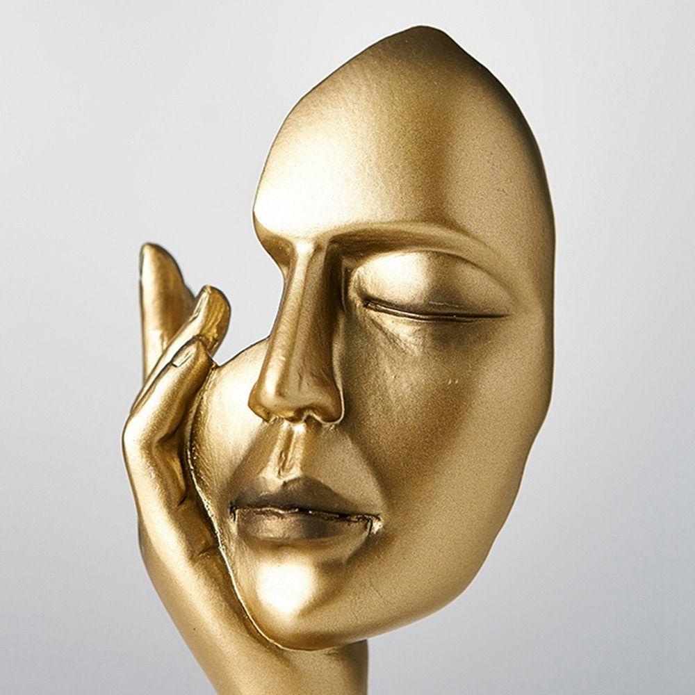 Antiskid Base Bedroom Wedding Gift Figure Sculpture Resin Crafts Abstract Statue Desktop Ornaments