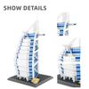 Non-Toxic 1306Pcs Al Arab Hotel Of Duba Building Blocks 5220 Construction Bricks Diy Toys For Children Toys For Adults