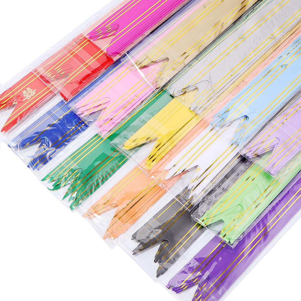 20pcs Colorful Gift Packaging Bow For Wedding Birthday Party Mother's Day Christmas Halloween Bouquet Gifts Packing Decoration
